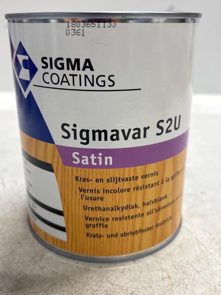 Sigma Coatings Sigmavar S2U Satin 1L