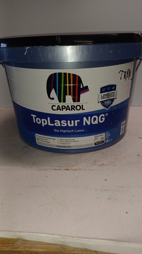 [VKW/26/0318] Caparol TopLasur NQG - Wit/ transparant