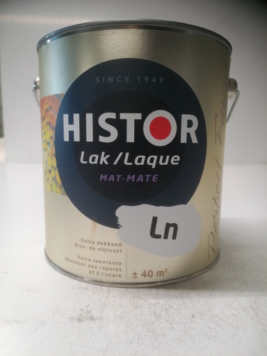 [VKW/26/0598] Histor Lak/Laque Mat-Mate 2.5L