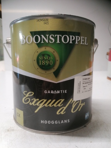 [VKW/26/0613] Boonstoppel Garantie Exqua d'Or Hoogglans 2.5L