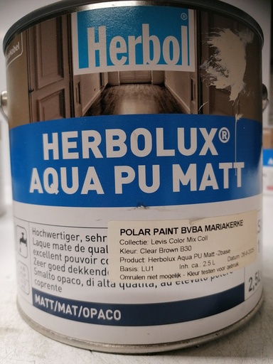 Herbol Herbolux Aqua PU Matt 2.5L