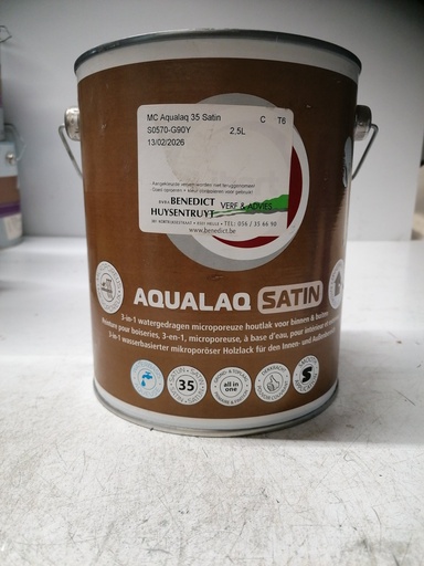 [VKW/26/0660] Libert Paints MC Aqualac 35 Satin 2.5L