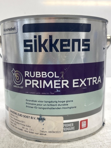 [VKW/26/0823] Sikkens Rubbol Primer Extra 2.5L