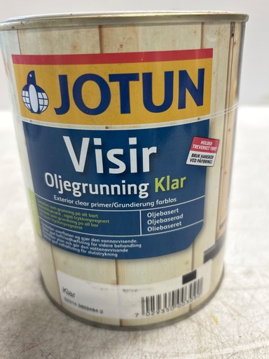 [VKW/26/0867] Jotun Visir Oliegrunning Klar 0.9L