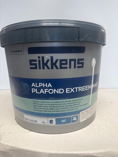 Sikkens Alpha Plafond Extreem Mat - Muslin (Cust. Req.) (D206B (AN Col.Alt.))